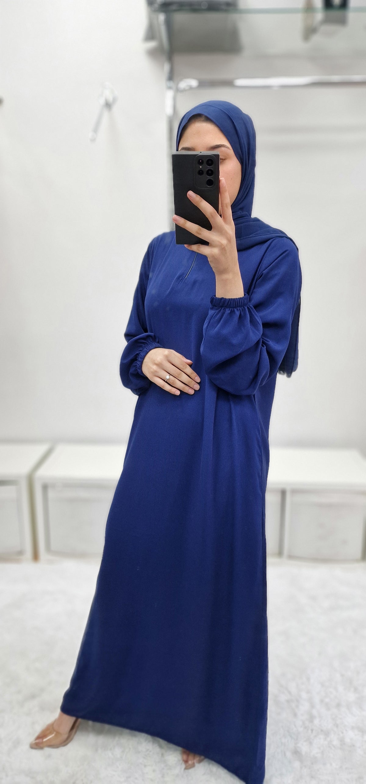 Sultana pocket abaya royal blue