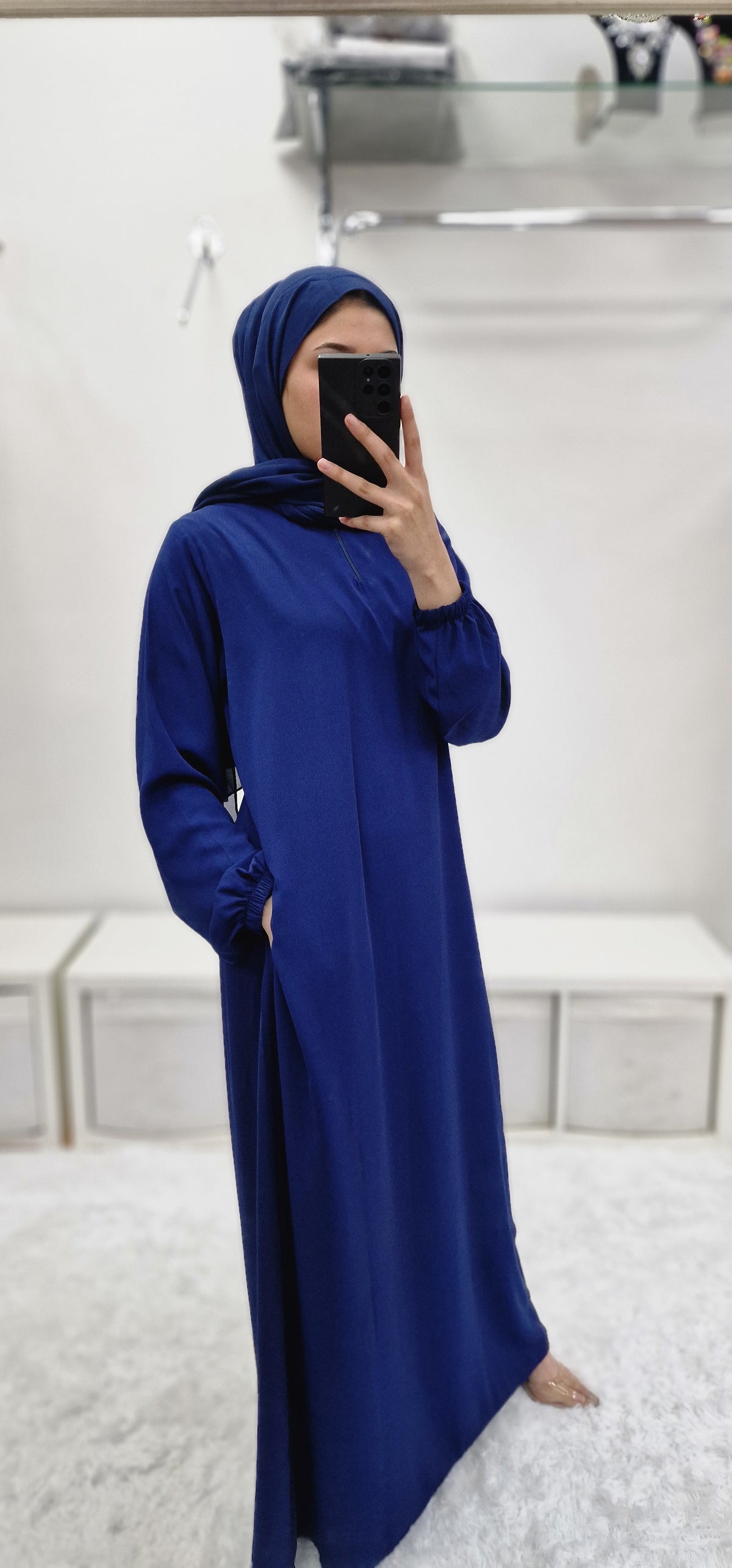 Sultana pocket abaya royal blue