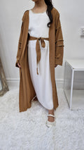 Haniya princess abaya camel