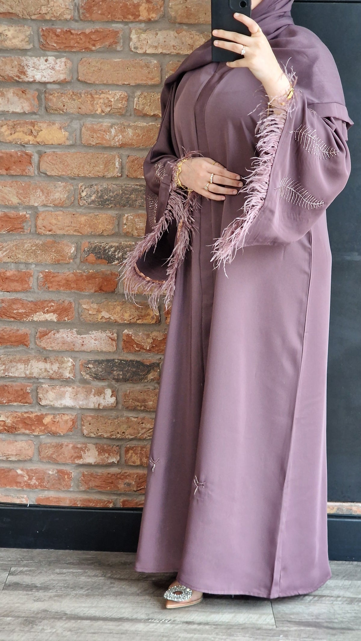 Zaina dark mauve