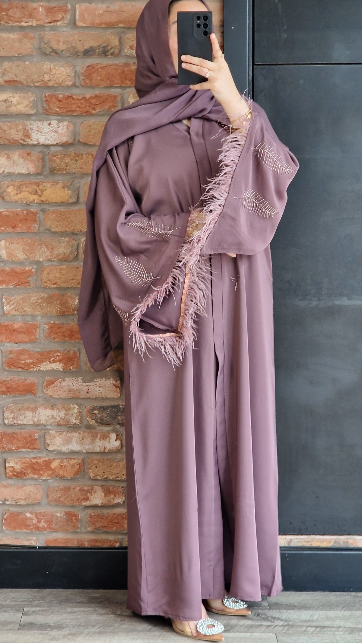 Zaina dark mauve