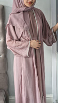 Sitara kids abaya blush