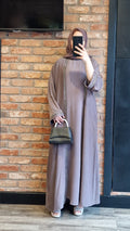 Halima open abaya
