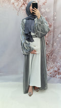 Aizal Abaya Grey
