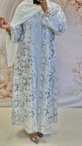 Amara  net abaya white