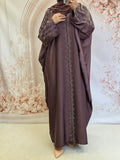 Sehrish khaftan mauve