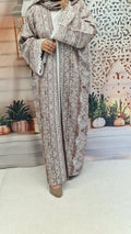 PASHMINA ABAYA brown