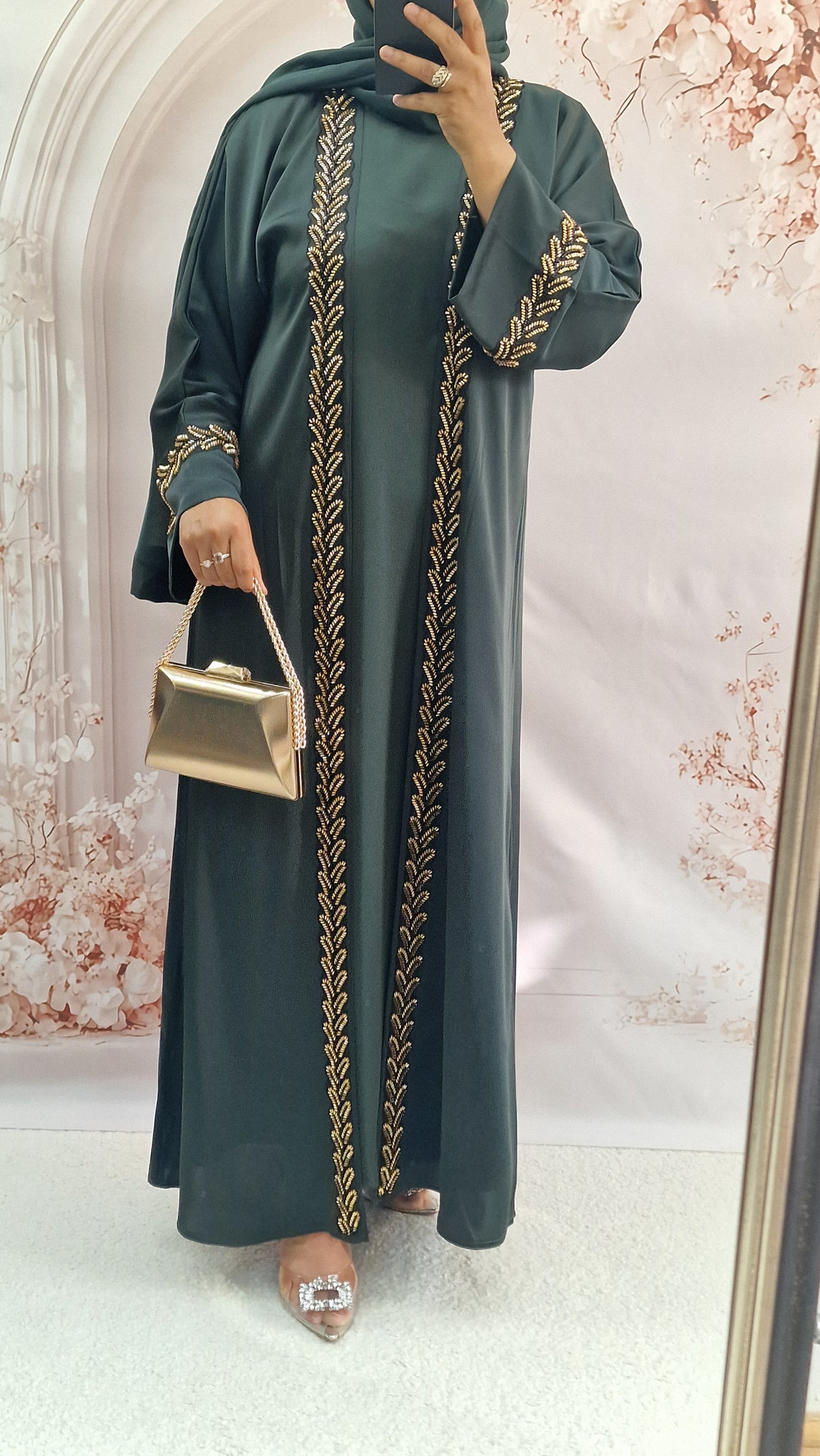 Aziza forest green