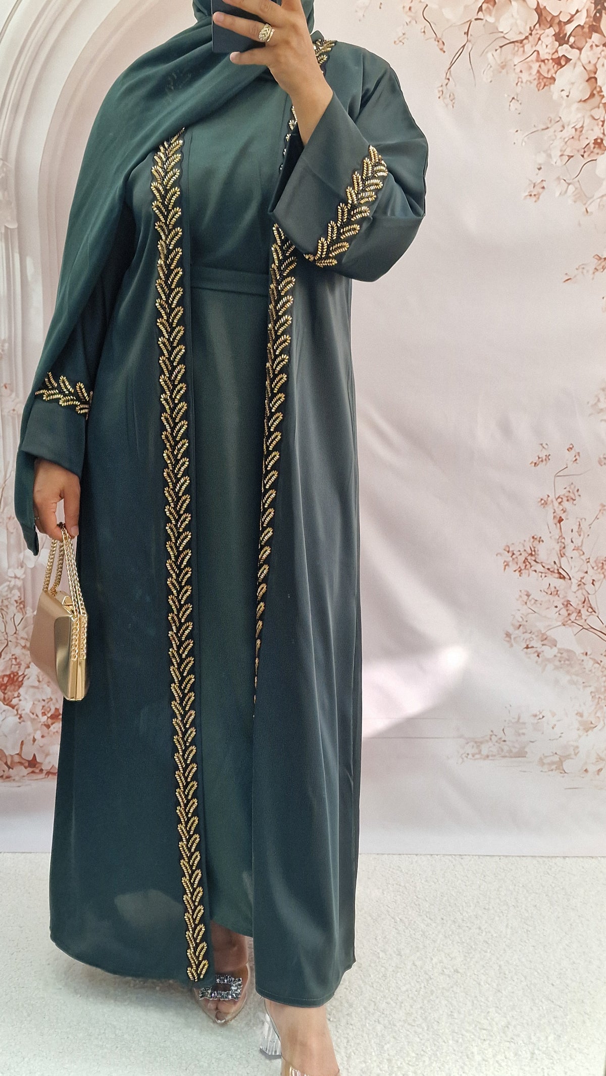 Aziza forest green