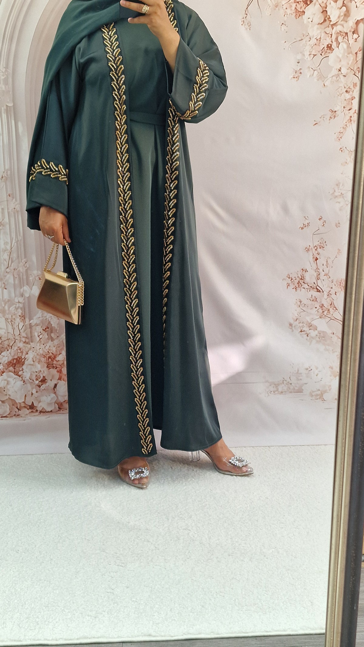 Aziza forest green