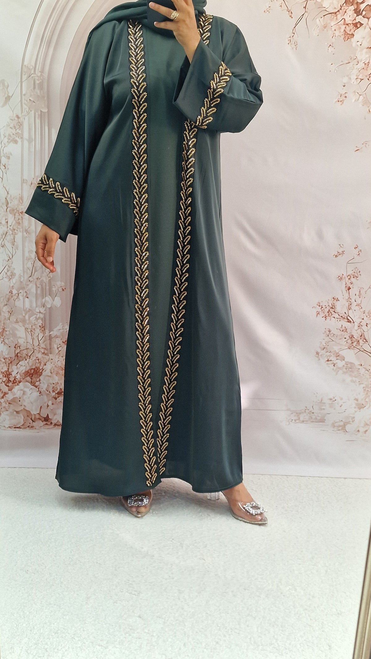 Aziza forest green