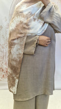 Modal tie dye hijab