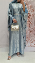 Huda kaftan baby blue