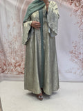 Dunya abaya Light green