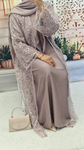 Sdan Blush Pink luxury abaya
