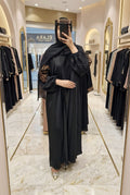 Sameera black abaya